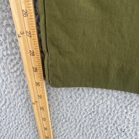 Chicos Pants Womens 0 US 4 Bridgette Green So Slimming Pull On Pockets Office - Picture 10 of 12